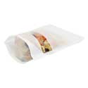 White 4 oz. Rice Paper Stand Up Pouch Bottom