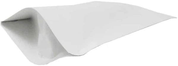 2 lb Stand Up Pouch White Kraft WHITE KRAFT/PET/ALU/LLDPE Bottom, Gusset
