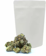4 oz Stand Up Pouch White Kraft WHITE KRAFT/PET/ALU/LLDPE for Weed