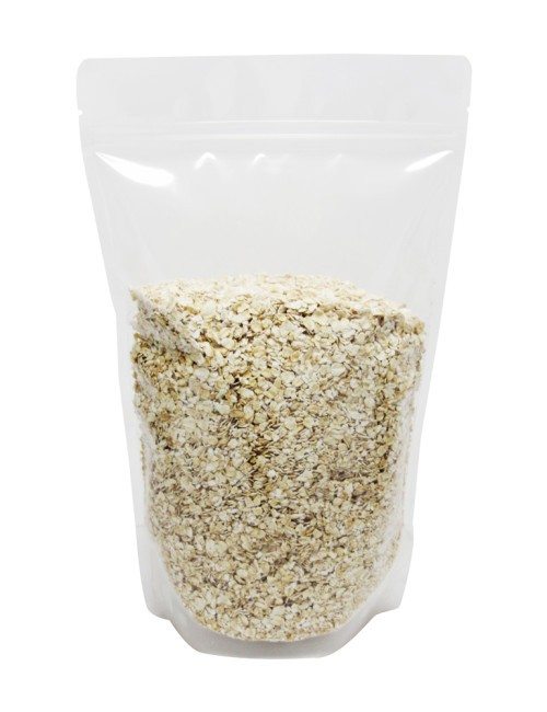 Clear 16 oz. Stand Up Pouch with Oats
