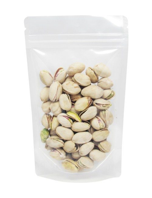 Clear 2 oz. Stand Up Pouch Clear 2 oz. Stand Up Pouch with Pistachios