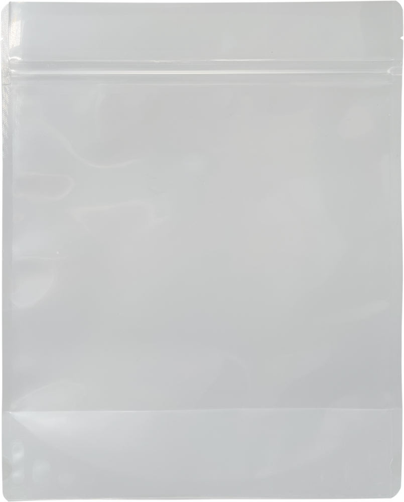 24 oz. Stand Up Zipper Pouch Bags - 8 5/8x11 1/2 + 4 CLEAR - PET/LLDPE