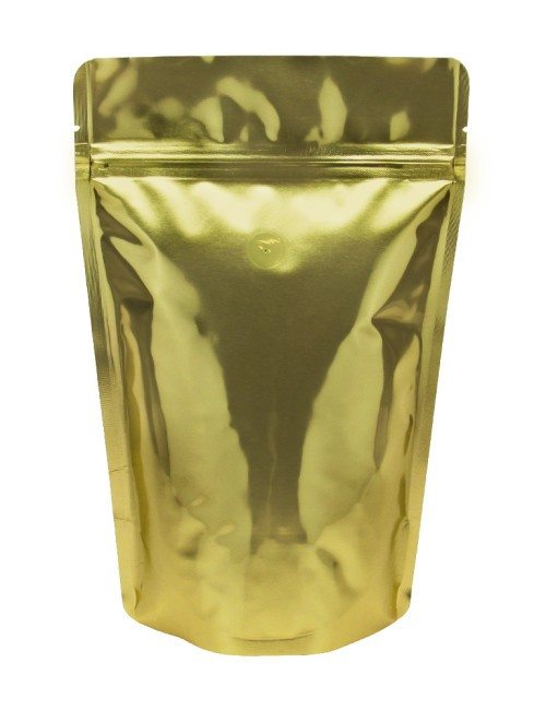 Gold 12 oz. Stand Up Pouch with Valve