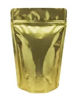 Gold 2 lb Stand Up Pouch with Valve