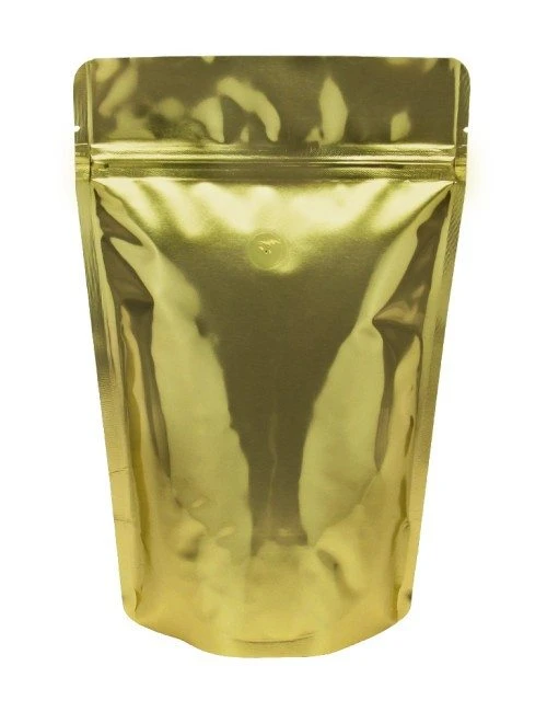 Gold 5 lb Stand Up Pouch with Valve