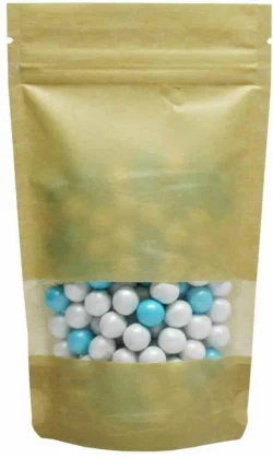 Kraft 2 oz. Rice Paper Stand Up Pouch