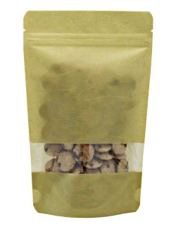 Kraft 4 oz. Rice Paper Stand Up Pouch