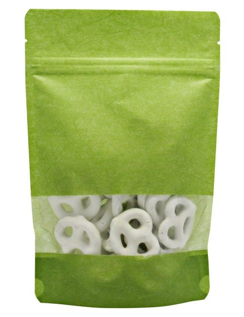 4 oz Rice Paper Stand Up Pouch Lime RICE PAPER/PET/LLDPE
