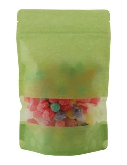 Lime 8 oz. Rice Paper Stand Up Pouch