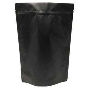 2 lb Stand Up Pouch Matte Black MBOPP/PET/ALU/LLDPE 2 lb Stand Up Pouch Matte Black MBOPP/PET/ALU/LLDPE
