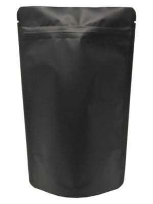 4 oz Stand Up Pouch Matte Black MBOPP/PET/ALU/LLDPE