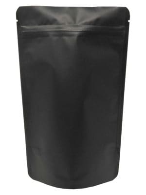 4 oz Stand Up Pouch Matte Black MBOPP/PET/ALU/LLDPE