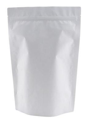 2 lb Stand Up Pouch Matte White MBOPP/PET/ALU/LLDPE