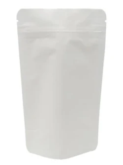 Matte White 2 oz. Stand Up Pouch
