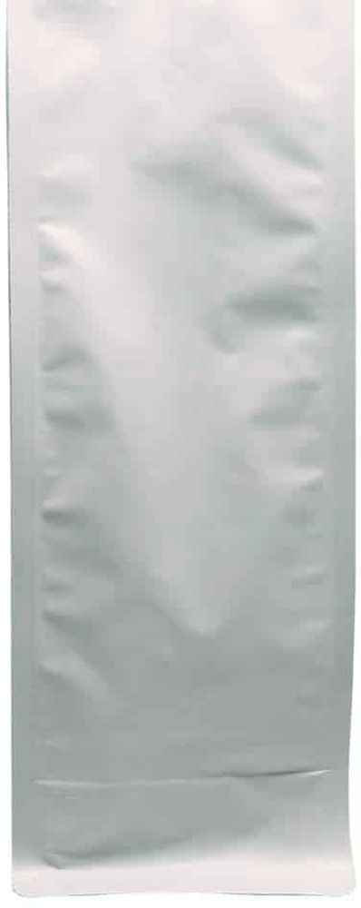 Matte White 8 oz. Block Bottom Side Gusset Bags with Valve Back Matte White 8 oz. Block Bottom Side Gusset Bags with Valve Back