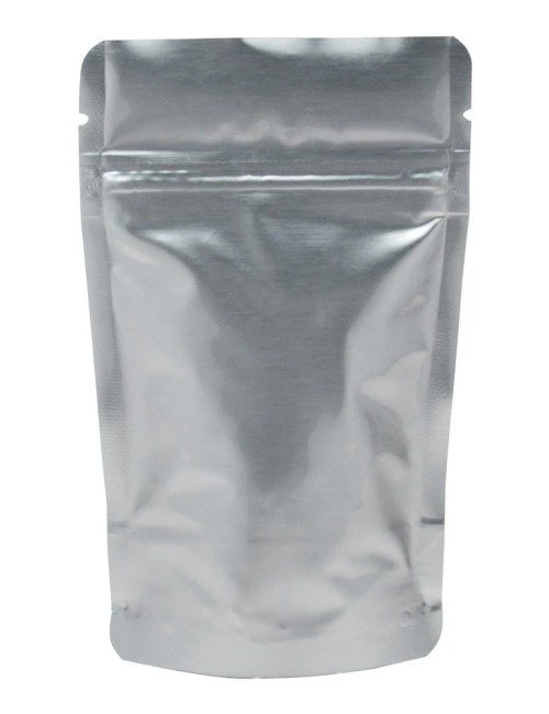 1 oz Stand Up Pouch Silver PET/ALU/LLDPE 1 oz Stand Up Pouch Silver PET/ALU/LLDPE