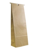 5lb Compostable Kraft Bag w/Tin Tie