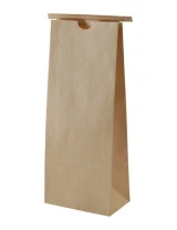 1 lb Paper Bag - Kraft (Poly Lined) w/Tin Tie