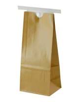 1/2 lb Paper Bag - Gold w/Tin Tie