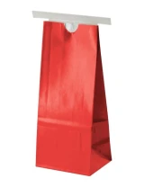 1/2 lb Paper Bag - Red w/Tin Tie