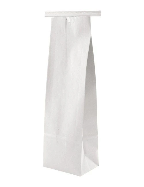 1 lb Paper Bag - (narrow) - White w/Tin Tie 1 lb Paper Bag - (narrow) - White w/Tin Tie