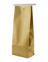 1 lb Paper Bag - Gold w/Tin Tie