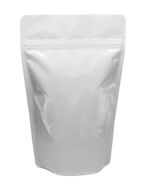 White 8 oz. Stand Up Pouch White 8 oz. Stand Up Pouch