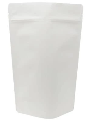 12 oz Stand Up Pouch White Kraft WHITE KRAFT/PET/ALU/LLDPE 12 oz Stand Up Pouch White Kraft WHITE KRAFT/PET/ALU/LLDPE