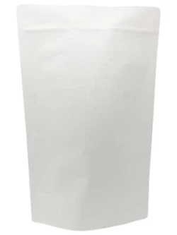 White Kraft 5 lb Stand Up Pouch