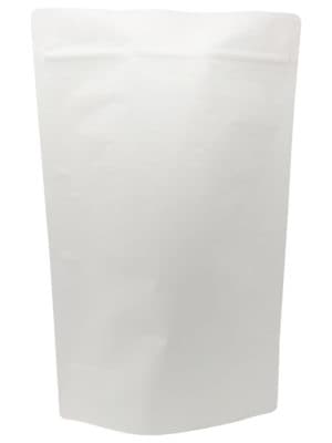 5 lb Stand Up Pouch White Kraft WHITE KRAFT/PET/ALU/LLDPE