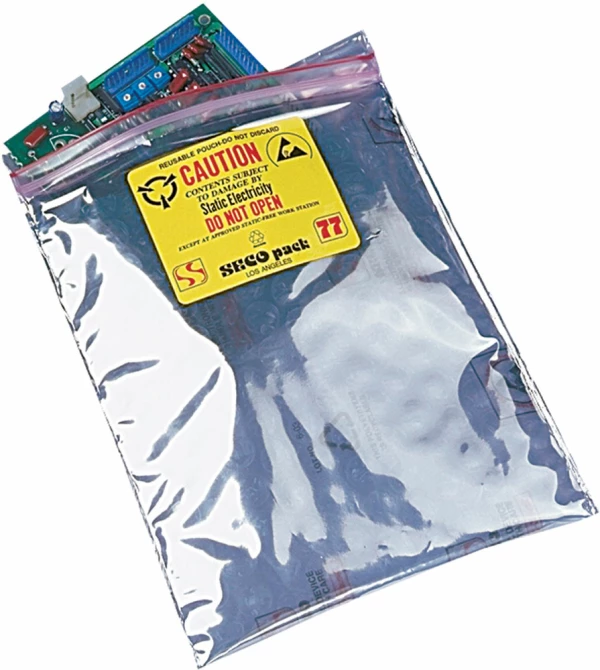 Supershield Antistatic Shielding ESD Bag, Premium Static Shield Bag, Anti  Static, Reusable, IC3700-628-ZB-6X8IN, Zip Lock, 10^11, 3 mil, 6 x 8  (Pack