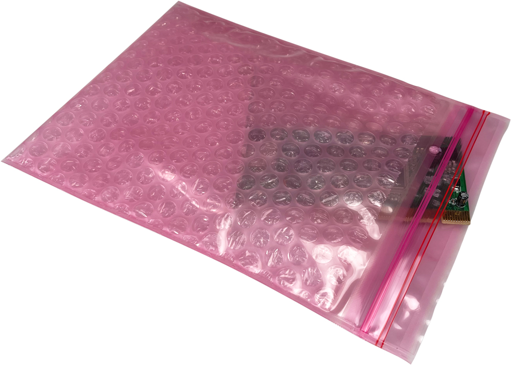 100 ESD Anti-Static Shielding Zipper Bags – 2.8 X 2.8" (70x70mm) – Static Safe Pouches