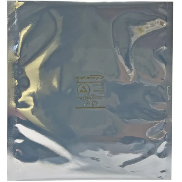 8 x 10 3 Mil Open Top Static Shield Bags Back Back of 8 x 10 3 Mil ESD Static Shielding Bags
