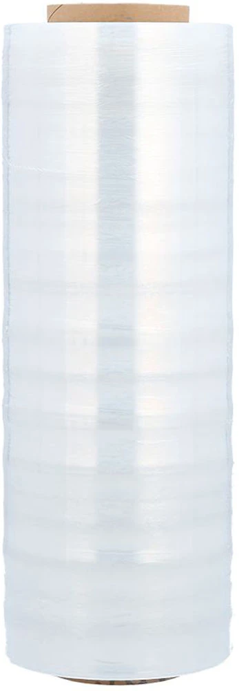 16x1500 70-80 Gauge Equivalent Hand Stretch Film 47ga 16 x 1500 Light Duty Stretch Wrap