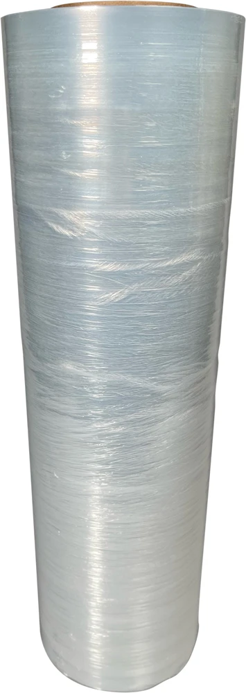 18 x 1500 x 80 Ga Blown Hand Stretch Film 80ga 18 x 1500 Blown Stretch Wrap