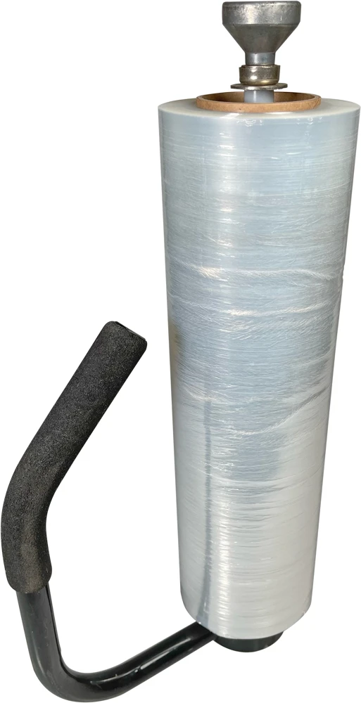 80ga 18 x 1500 Blown Stretch Wrap on Dispenser