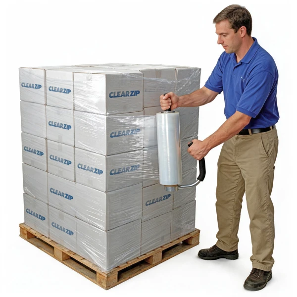 18 x 1500 x 80 Ga Cast Hand Stretch Film 80ga 18 x 1500 Hand Stretch Wrap