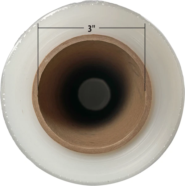 80 Gauge 18 x 1500 Hand Held Stretch Wrap Core Size 18x1500 80 Ga Hand Stretch Film Core Size- 4 RLS