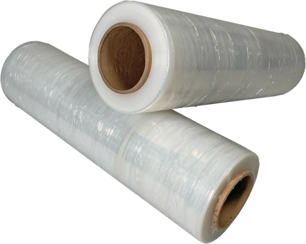 80 Gauge 18 x 1500 Hand Held Stretch Wrap Rolls 18x1500 80 Ga Hand Stretch Film Rolls - 4 RLS