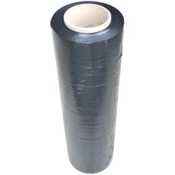 18" x 1500' x 80 Ga Black Cast Stretch Film