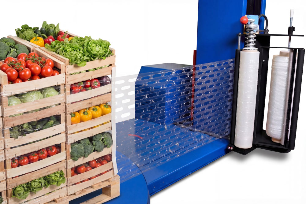 19 x 3000 Roll of Vented Stretch Film for Machines