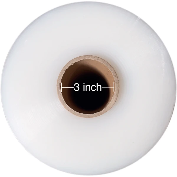 20 x 6000 x 80 Ga Machine Grade Stretch Film Tube Diameter Diameter of Innertube for 80ga 20 x 6000 Machine Grade Stretch Wrap