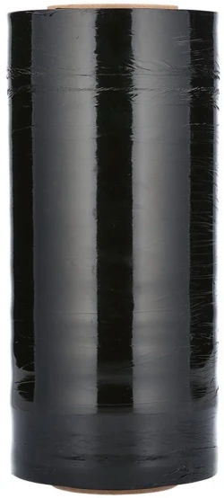 20" x 6000' Machine Grade Cast Stretch Film - Dark Black