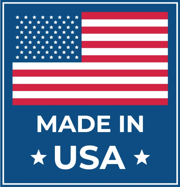 Made in the USA Manufactured and made in the USA