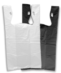 Large Plastic Thank You Bags T Shirt Bags 18 x 8 x 30 Case of 500