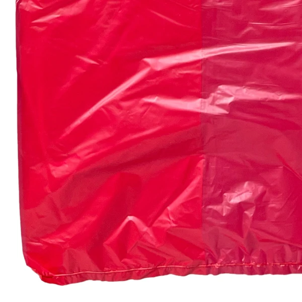 11.5 x 6.5 x 21 Red T-Shirt Bag Bottom Seal Red T-Shirt Bag 11.5 x 6.5 x 21 Bottom Seal