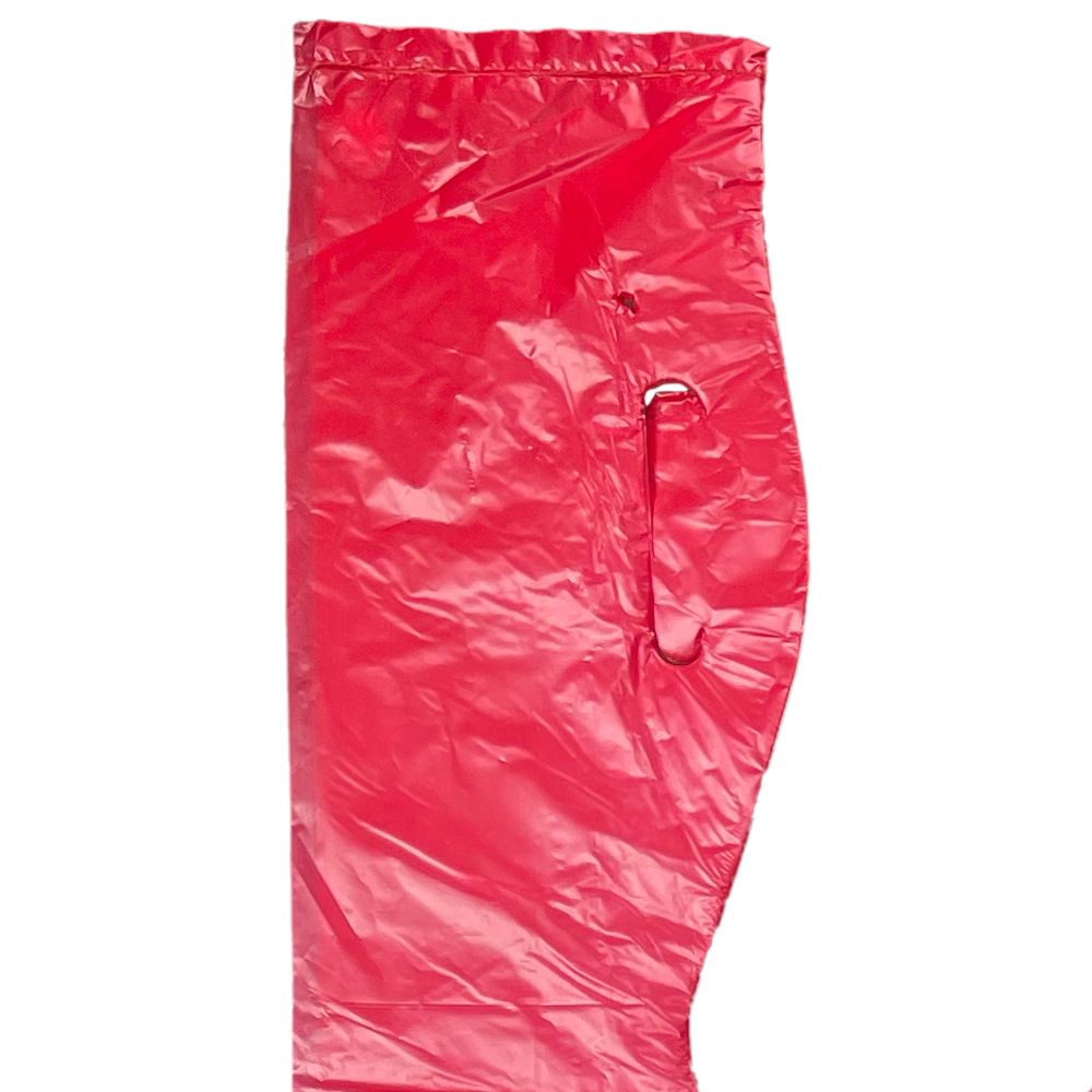 Red T-Shirt Bag 11.5 x 6.5 x 21 Handle