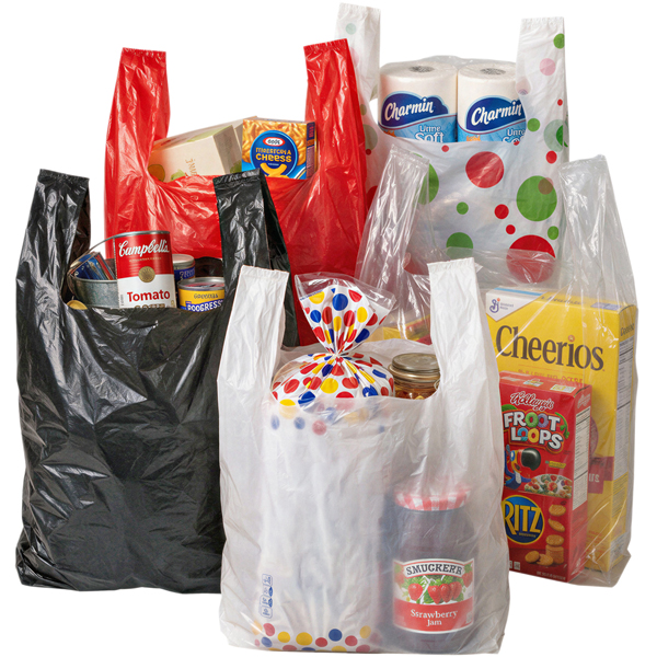 T-Shirt and Grocery Bags