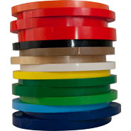 Multiple Colors of Bag Tape