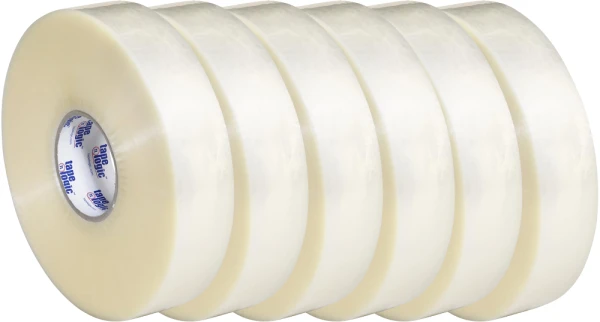 2 Inch x 1000 Yds 1.6 Mil Clear Hot Melt Tape - 6/Pack 2 Inch x 1000 Yds 1.6 Mil Clear Hot Melt Tape - 6/Pack